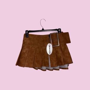 Poster girl Mini Skirt - Camel